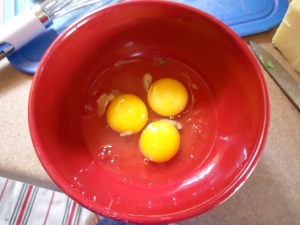 In case you need to know what three eggs look like.